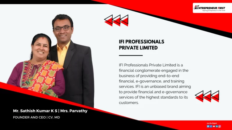 Mr. Sathish Kumar K S - IFI Professionals Private Limited
