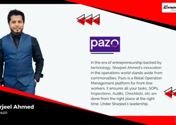 Sharjeel Ahmed A Visionary CEO Revolutionizing Industries with Pazo - entrepreneur first magazine