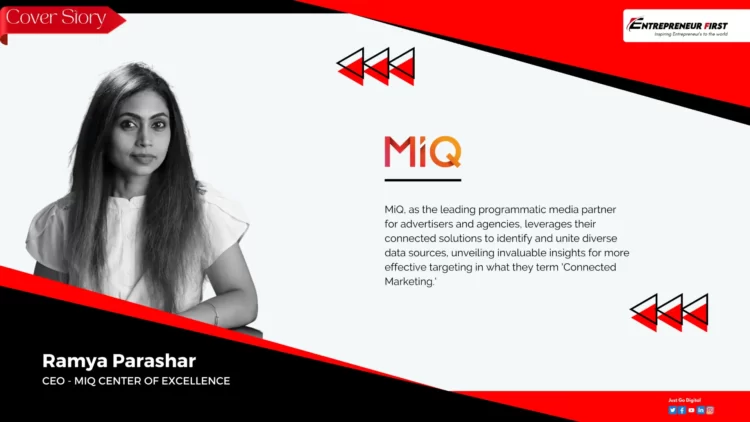 Ramya Parashar, Entrepreneur First Magazine