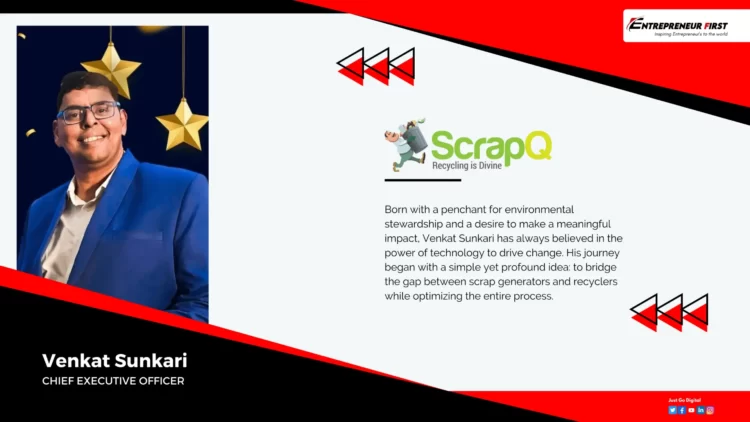 ScrapQ, Entrepreneur First Magazine