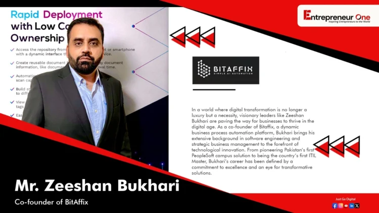 Zeeshan Bukhari, Entrepreneur One Magazine, Best Magazine Online